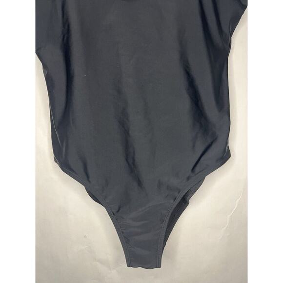 Old Navy Women’s Black Ruffle Sleeve One Piece Swimsuit Size L - Picture 5 of 11